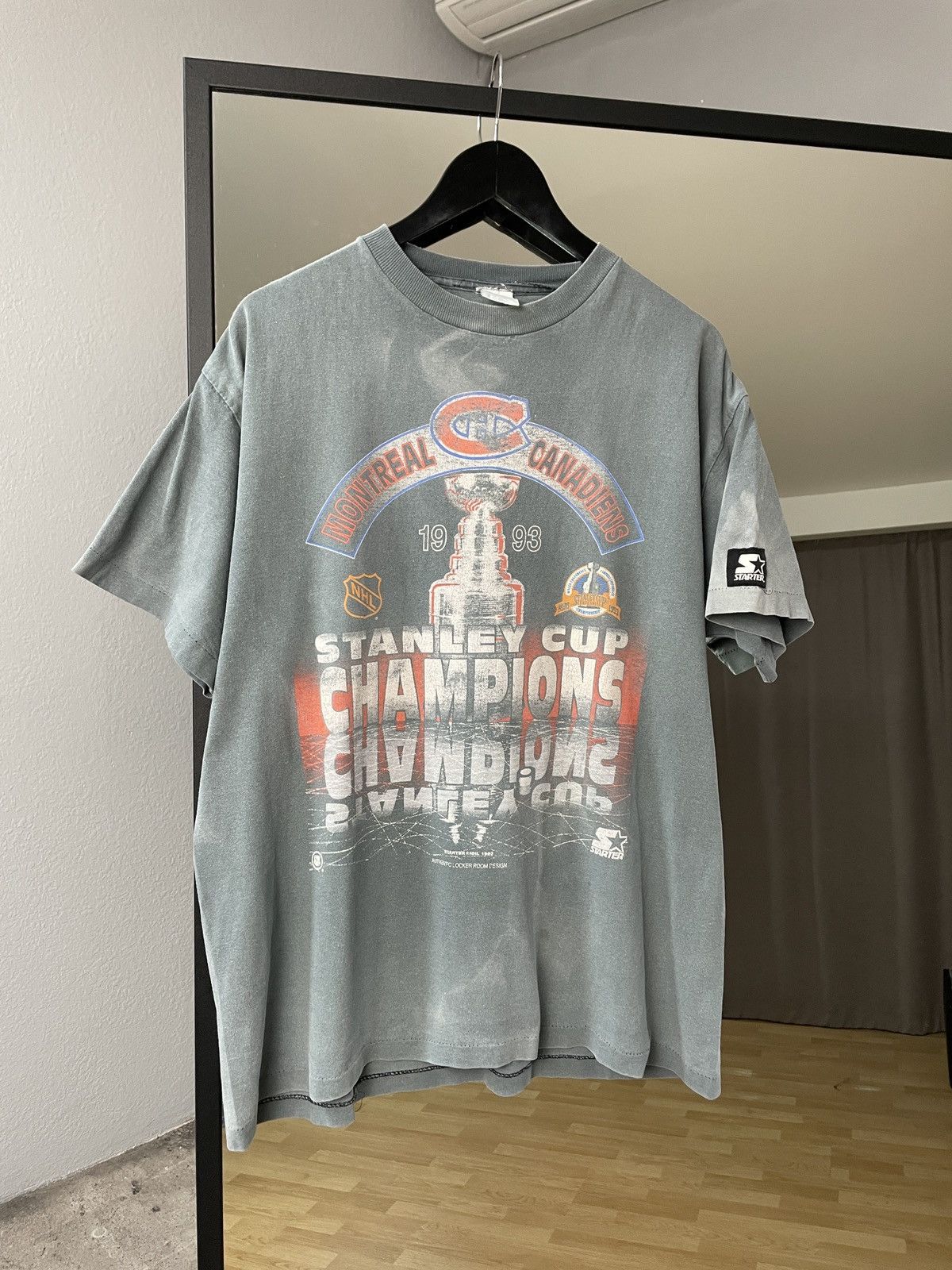 Starter Archive Starter Montreal Canadiens Faded Effect Jersey tee Size US L / EU 52-54 / 3 - 7 Thumbnail