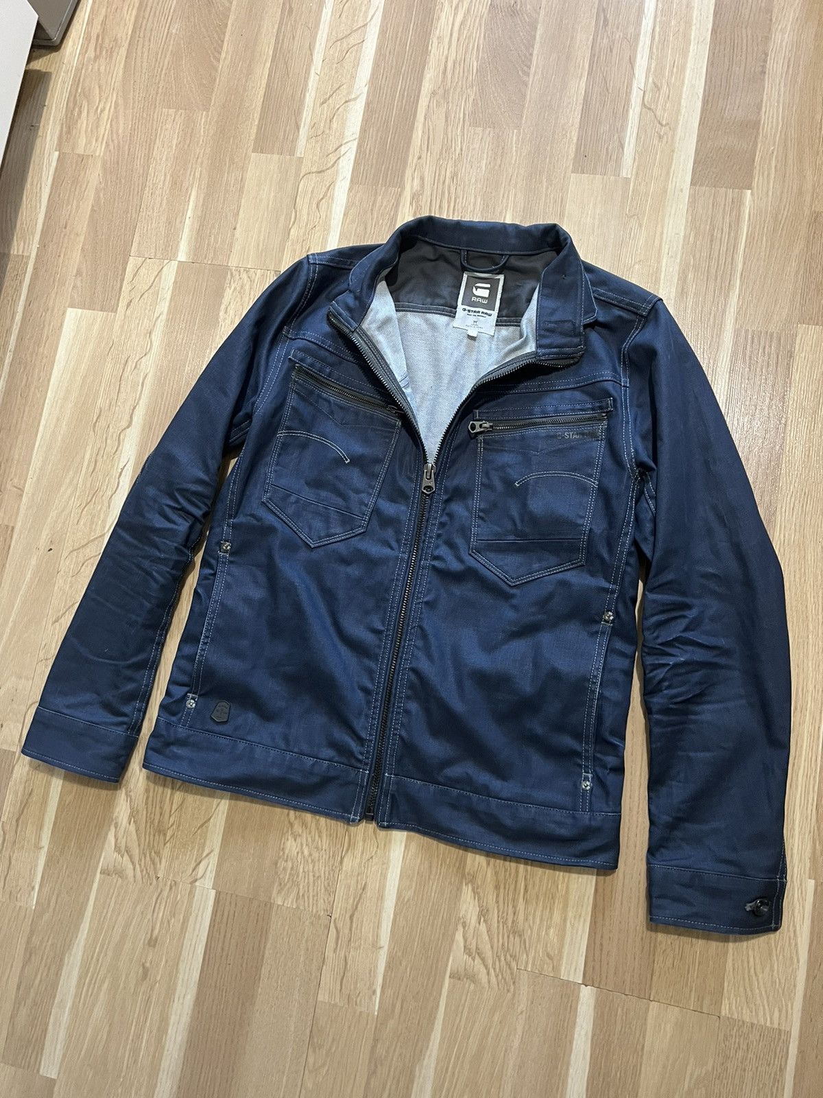 G-Star × Vintage G star raw denim jacket Japan style cargo Size US M / EU 48-50 / 2 - 5 Thumbnail