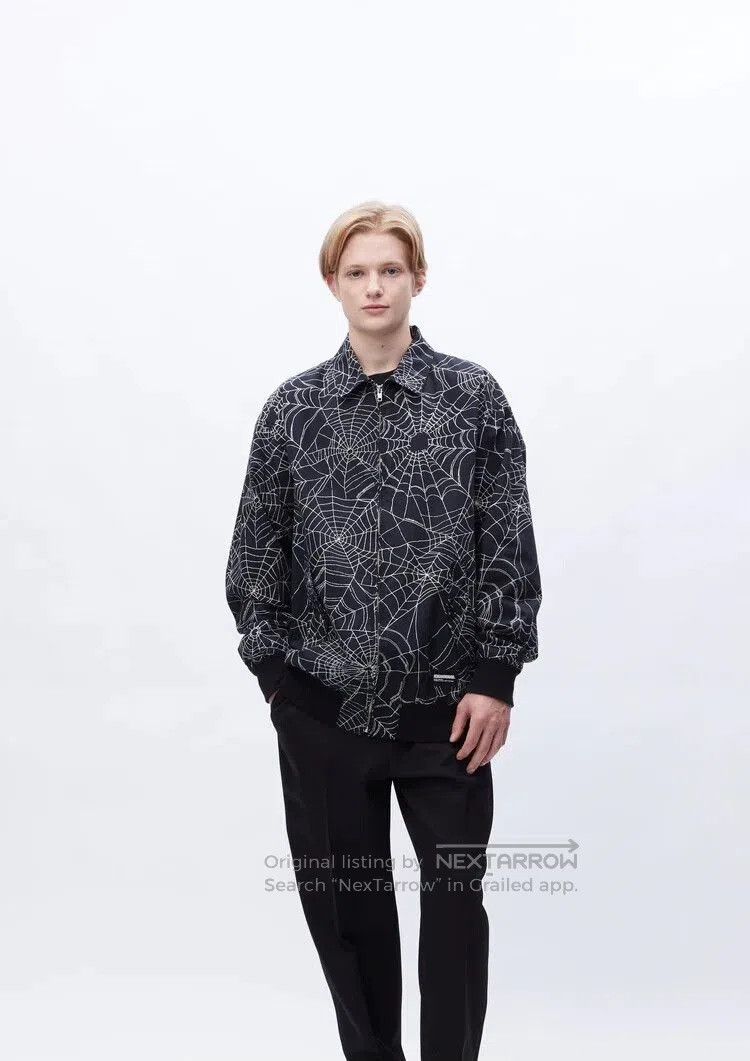 Neighborhood neighborhood spider web jacket in black. Size US XL / EU 56 / 4 - 4 Thumbnail