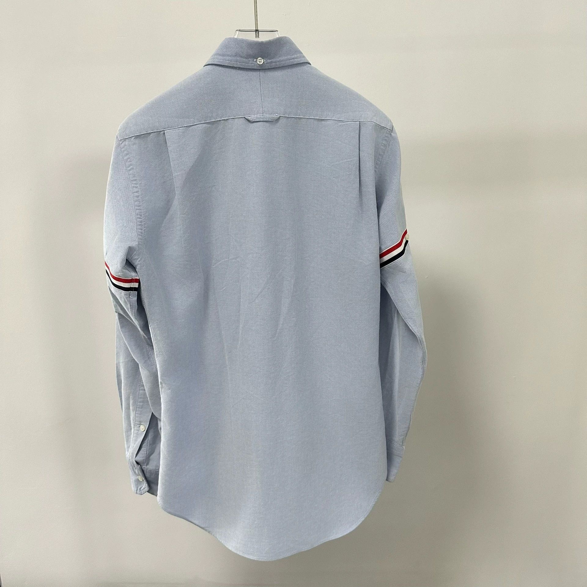 Thom Browne TB Double Tab Oxford Shirt Sky Blue Size 2 New Size US M / EU 48-50 / 2 - 4 Thumbnail