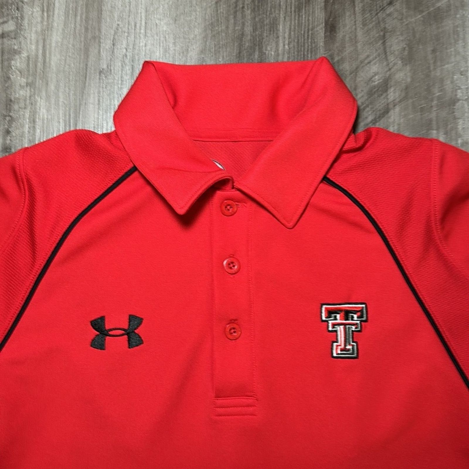 Under Armour Texas Tech Red Raiders Under Armour Long Sleeve Polo - Small Size US S / EU 44-46 / 1 - 6 Thumbnail