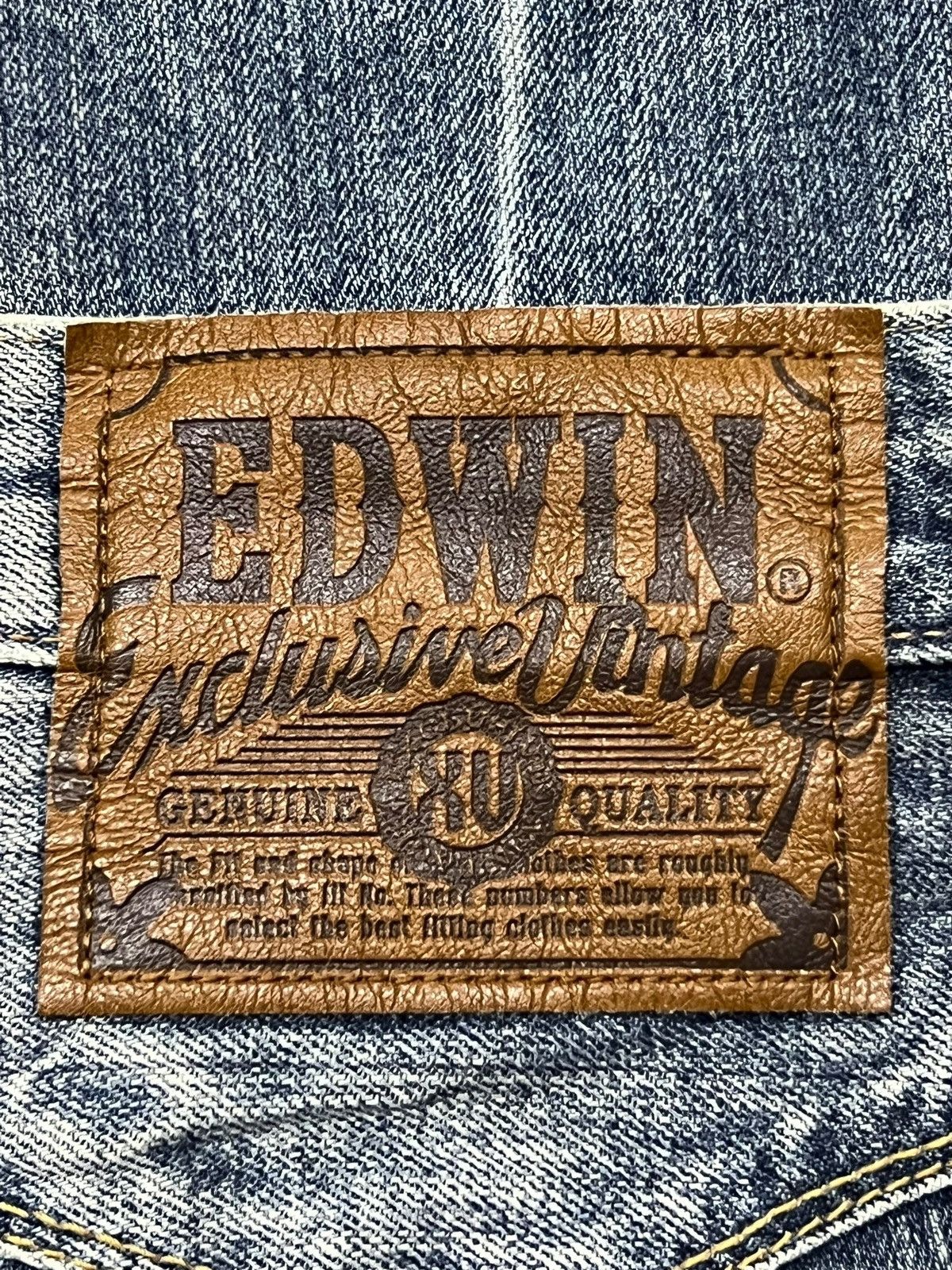 Edwin Baggy Vintage 05 Edwin 404 Exclusive Vintage Japan Size US 34 / EU 50 - 12 Thumbnail