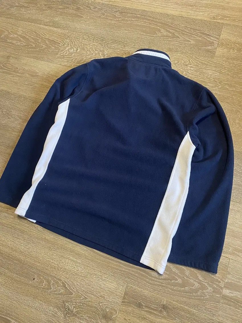 Japanese Brand × Vintage Vintage Scotland 1/4 Zip Navy Fleece Sweatshirt Size US L / EU 52-54 / 3 - 12 Thumbnail