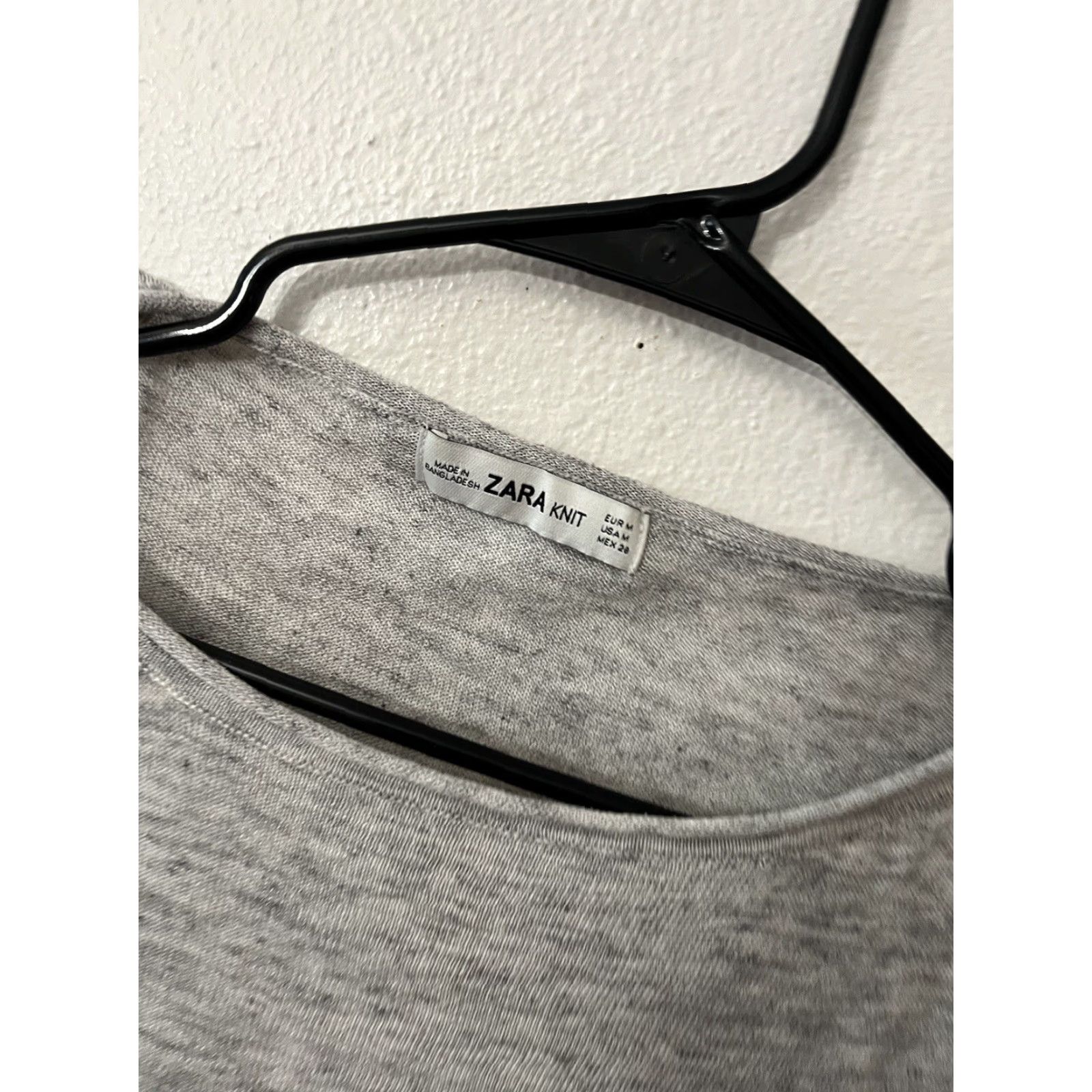 Zara Zara Knit Pullover Sweater Medium Gray Women's Casual Long Sleeve Size M / US 6-8 / IT 42-44 - 2 Thumbnail