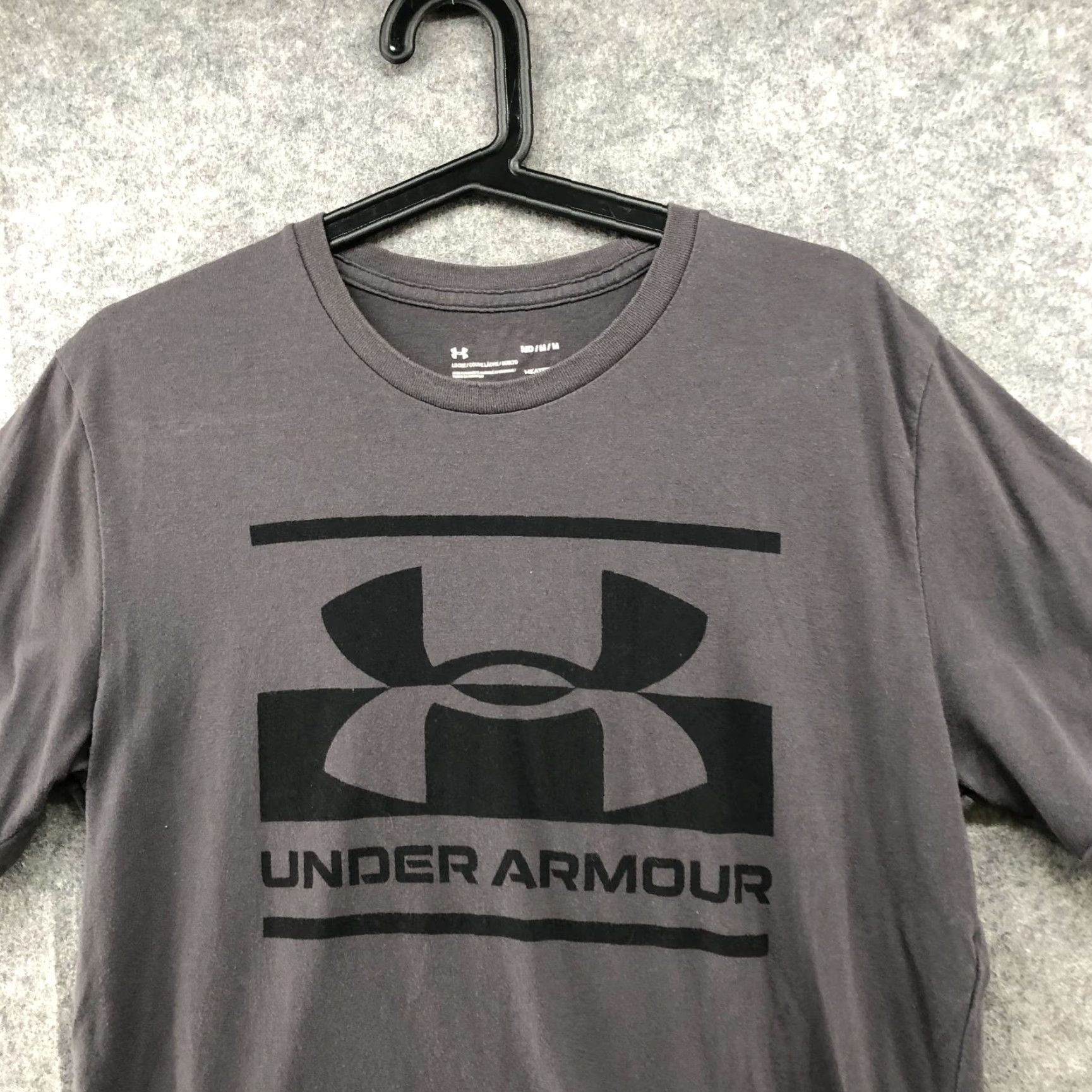 Under Armour Under Armour T Shirt Mens M Heatgear Short Sleeve Crewneck Logo Graphic Gray Size US M / EU 48-50 / 2 - 3 Thumbnail