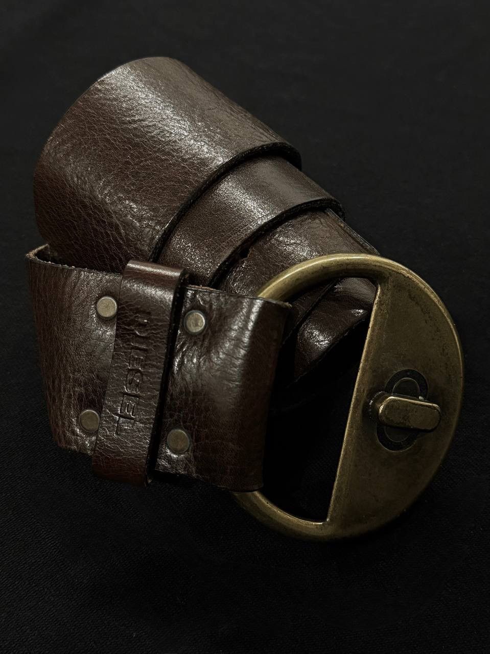 Diesel Diesel Leather Vintage Belt Size ONE SIZE - 5 Thumbnail