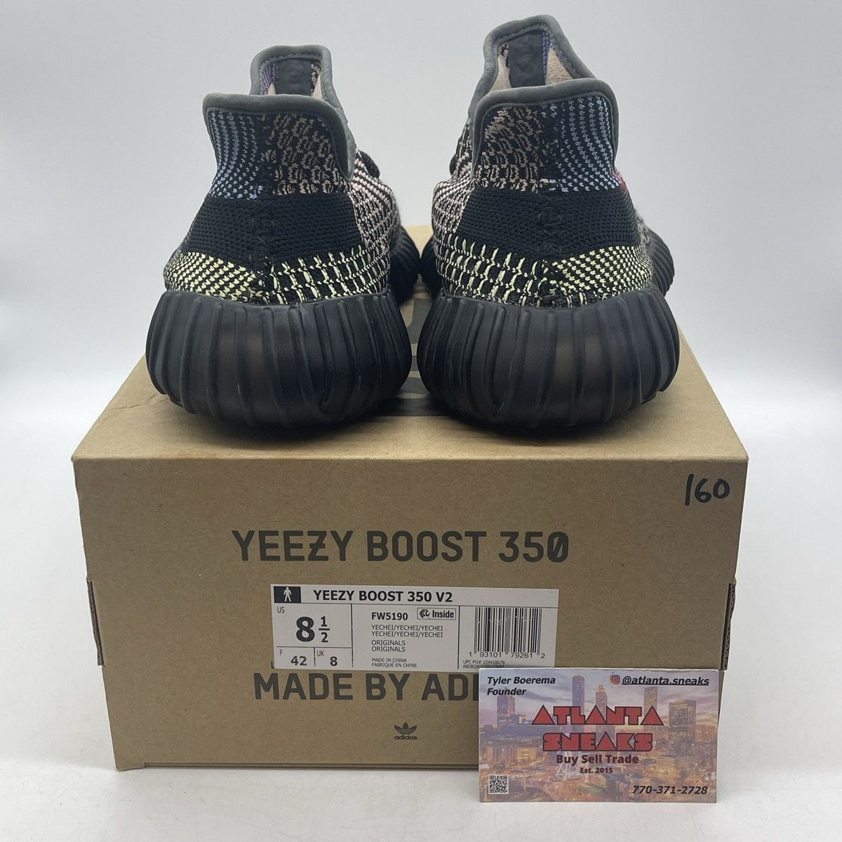 Adidas Yeezy boost 350 yecheil non reflective Size US 8.5 / EU 41-42 - 3 Thumbnail