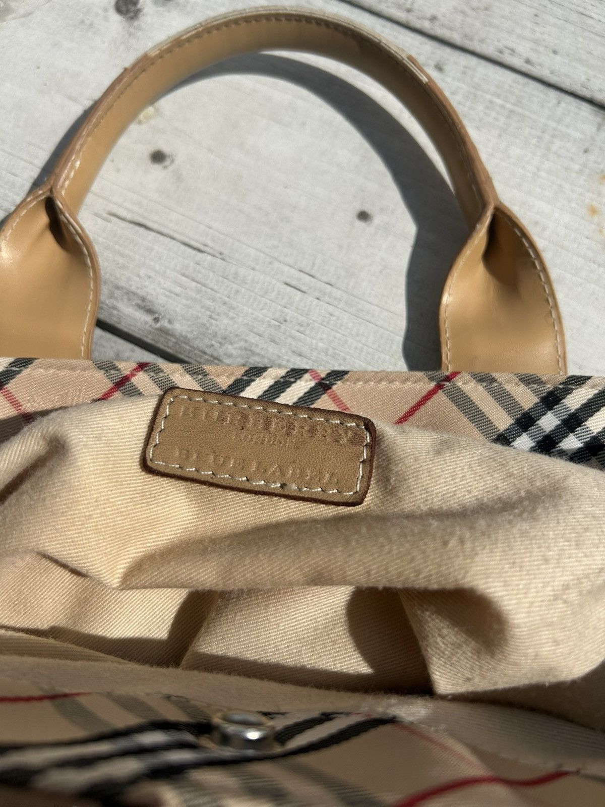 Burberry Vintage tote bag blue label Burberry Size ONE SIZE - 14 Thumbnail