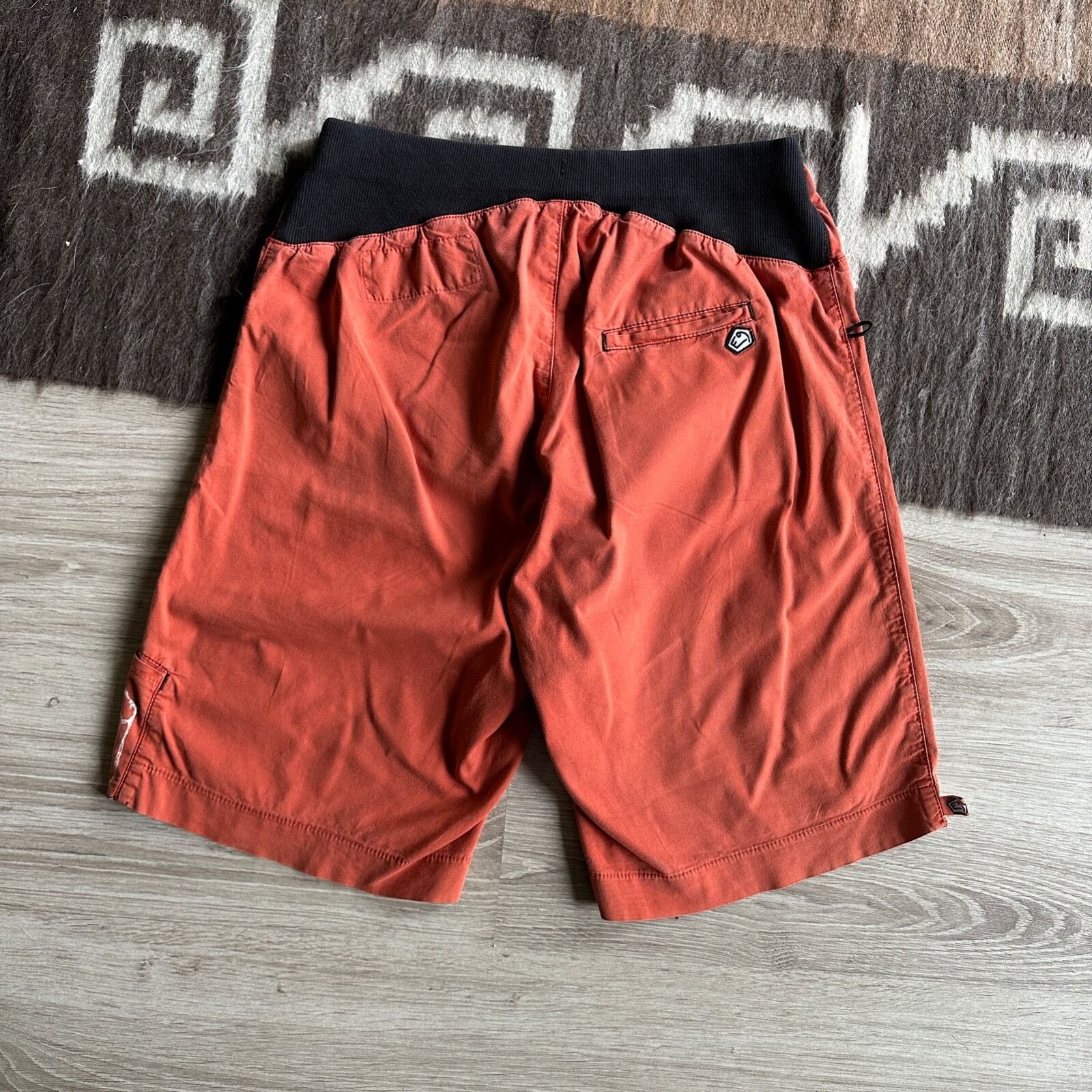 Vintage E9 Climbing Vintage Orange Cotton Shorts Size S 9034AC Size US 30 / EU 46 - 4 Thumbnail