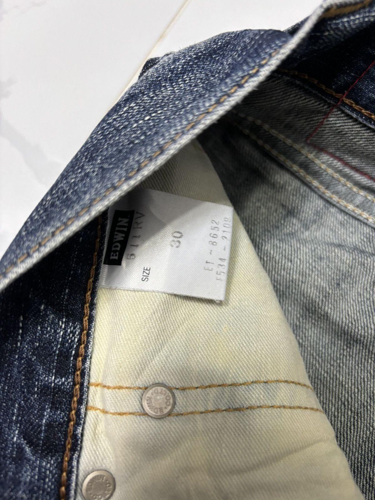 Edwin EDWIN 511 REBEL VINTAGE FLARED DISTRESSED DENIM FLARE JEANS Size US 30 / EU 46 - 14 Thumbnail
