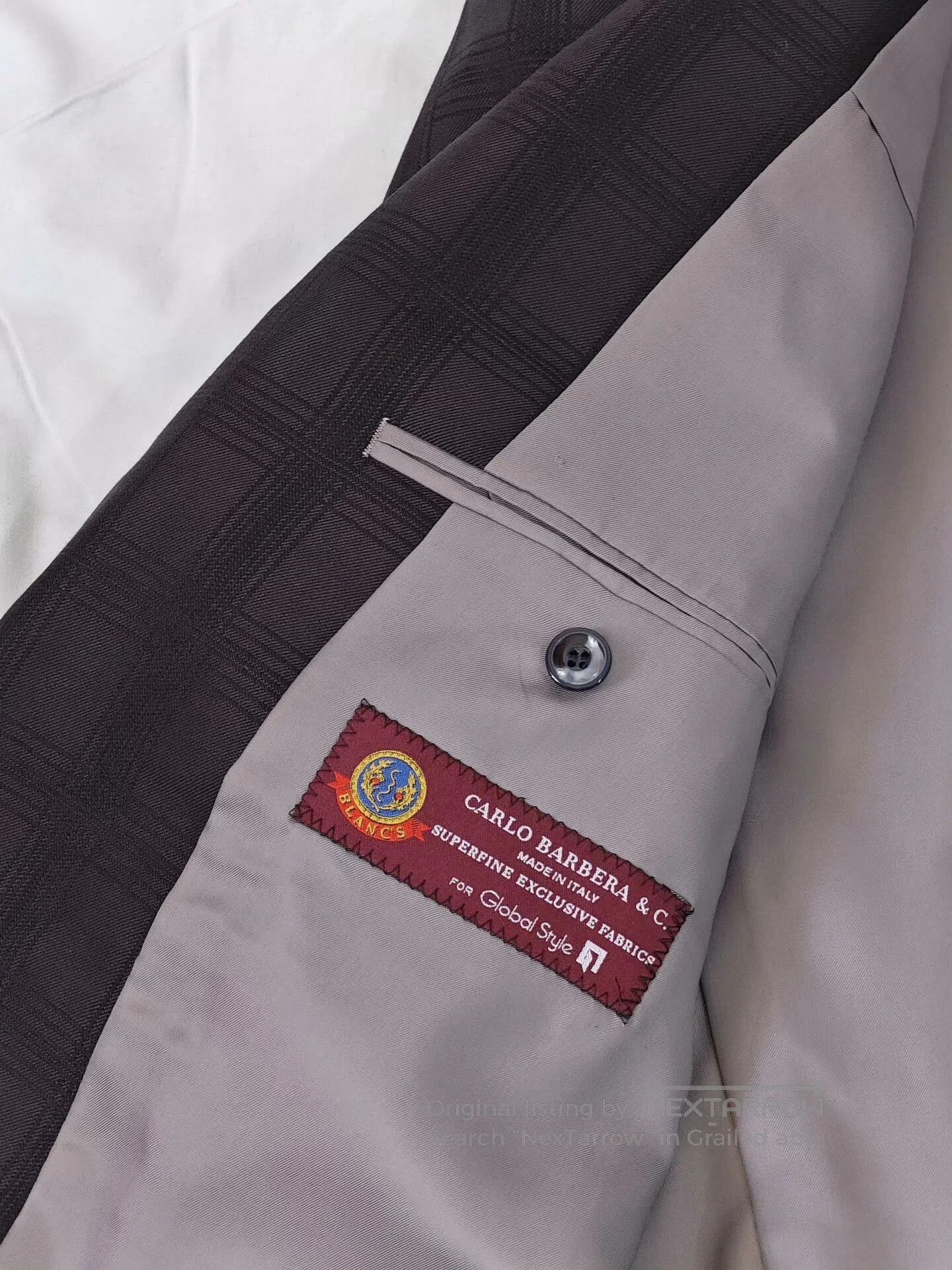 Luciano Barbera Italian Carlo Barbera Wool Blazer Jacket. Size US M / EU 48-50 / 2 - 7 Thumbnail