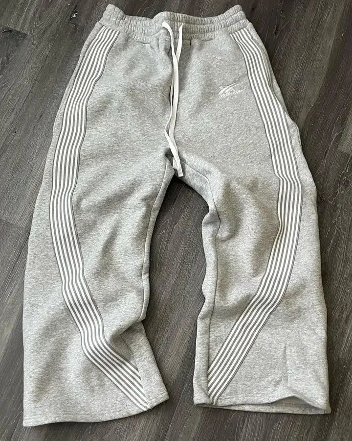 Japanese Brand × Jean Knitted Stripe Baggy Pants Size US 30 / EU 46 - 1 Thumbnail