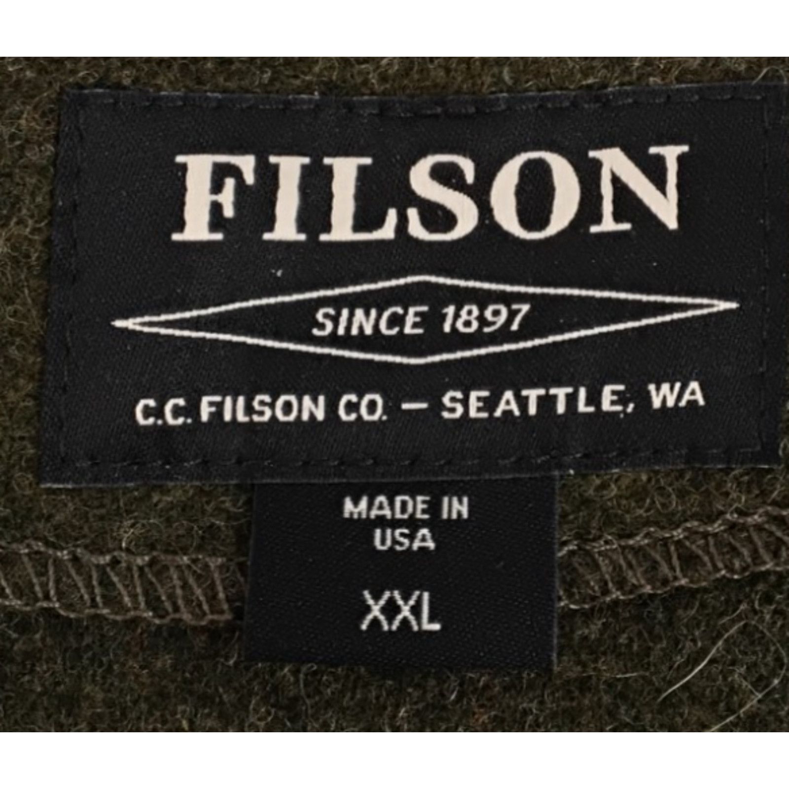 Filson Filson Vest Mackinaw Wool Green Men's XXL Prof. Repair Size US XXL / EU 58 / 5 - 11 Thumbnail