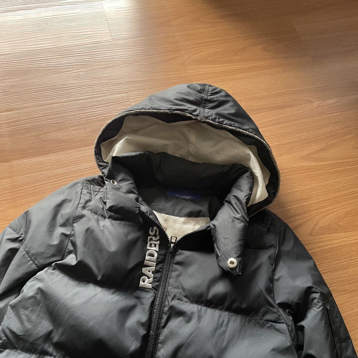 Reebok REBOOK NFL OAKLAND RAID3RS PUFFY PUFFER BLACK JACKET!! Size US M / EU 48-50 / 2 - 3 Thumbnail