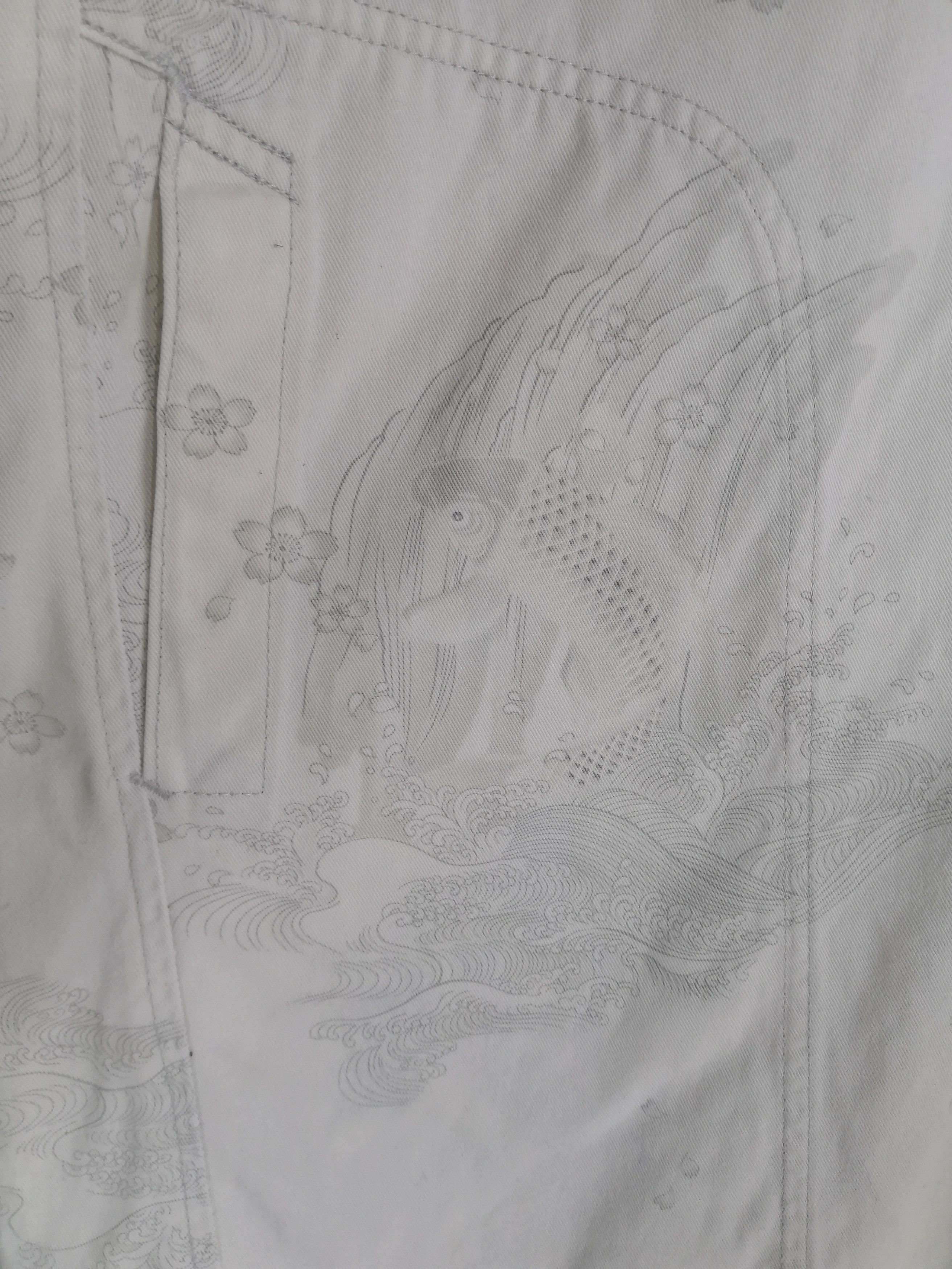 Vintage Vintage Toraichi Shirt Button Up Sukajan Koi Fish Overprint Size US XL / EU 56 / 4 - 3 Thumbnail