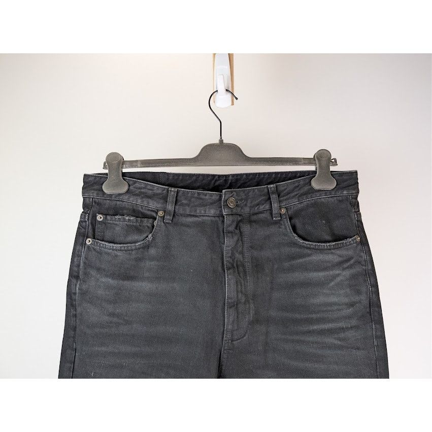 Balenciaga o1rshd1 Q:2 / Layered Kuroki Denim Jeans in Midnight Black Size US 32 / EU 48 - 4 Thumbnail