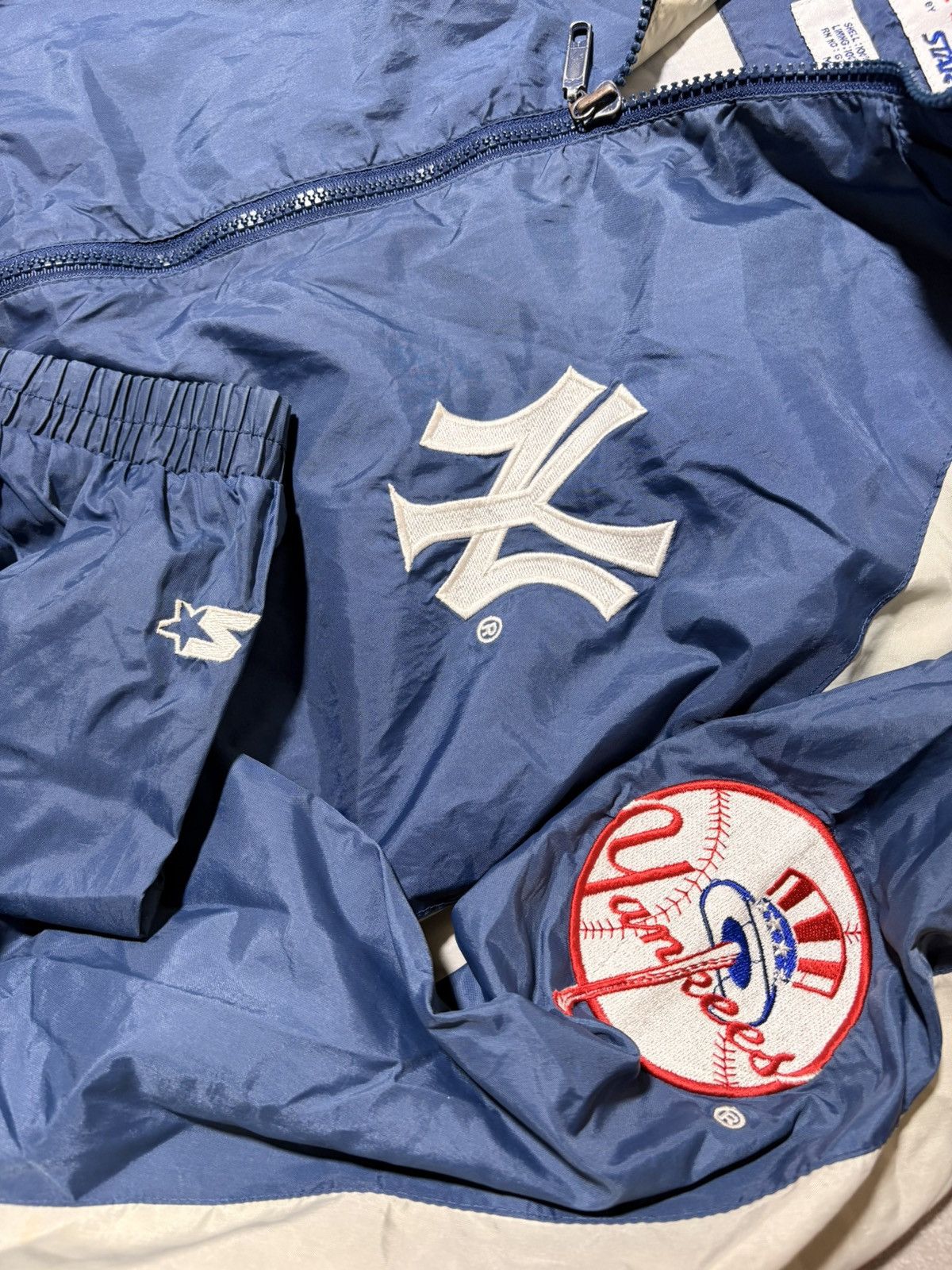 Starter Starters New York Yankees light jacket Size US XL / EU 56 / 4 - 4 Thumbnail