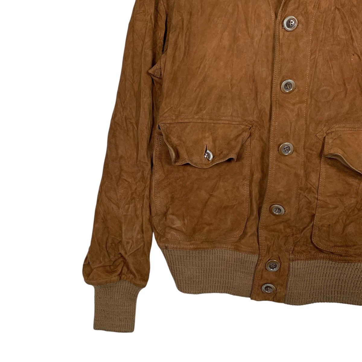 Japanese Brand Japanese Brand Reversible Leather Bomber Jacket Size S / US 4 / IT 40 - 3 Thumbnail