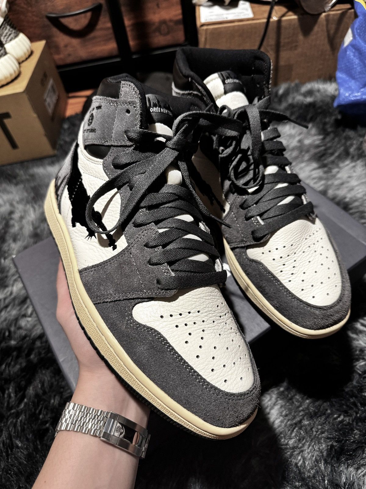 Oree New York Oree New York NYC Empire City High V2 “Suede” Custom AJ1 Size US 10 / EU 43 - 2 Thumbnail