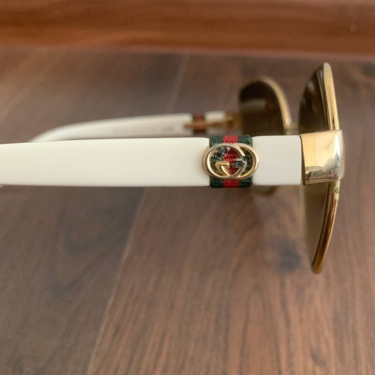 Dolce & Gabbana × Gucci Gucci gold sunglasses streetwear x supreme Size ONE SIZE - 3 Thumbnail