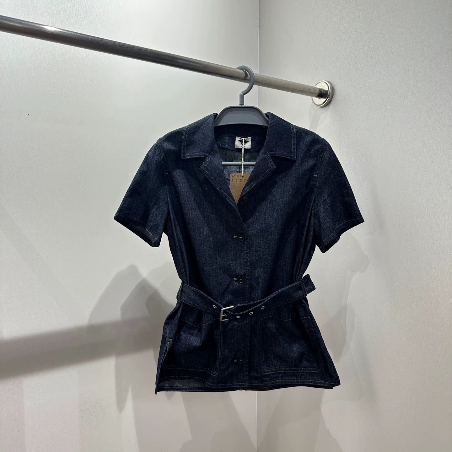 Christian Dior Monsieur Christian Dior feb303 Lapel Tie Denim Jacket 36 Size XS / US 0-2 / IT 36-38 - 1 Thumbnail