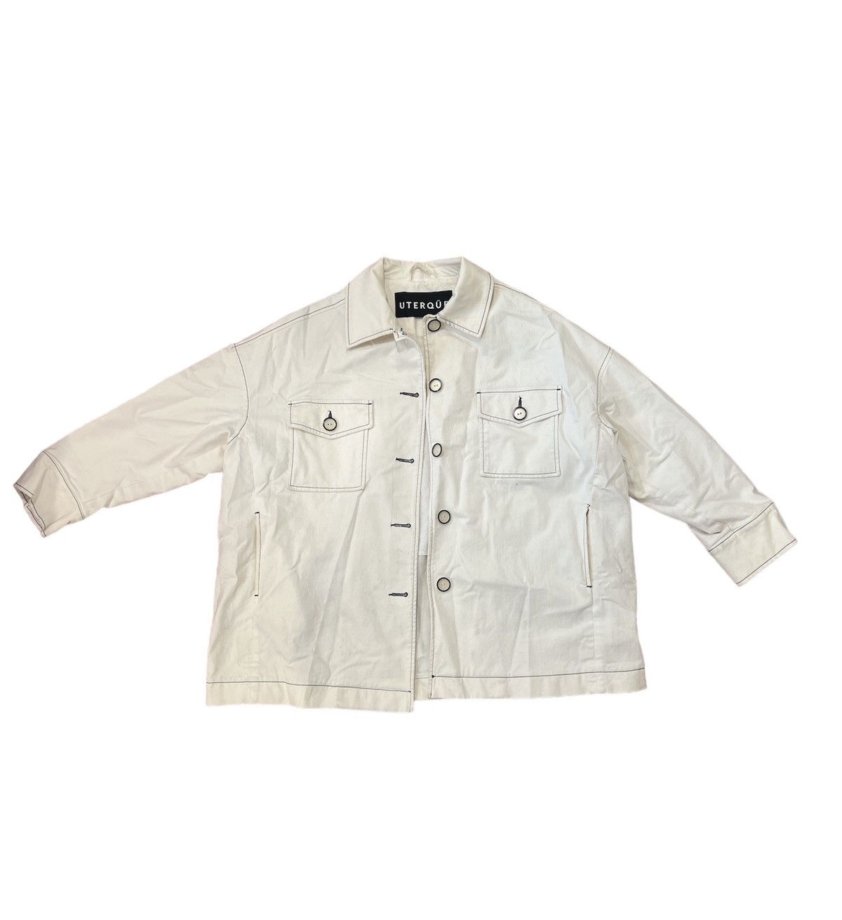 Other UTERQÜE white button up Size M / US 6-8 / IT 42-44 - 3 Thumbnail