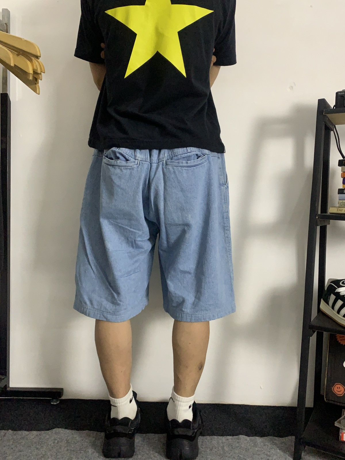 Other Vintage Blue Sky 'Lane' Y2K Baggy Fit Jortspants Size US 32 / EU 48 - 4 Thumbnail