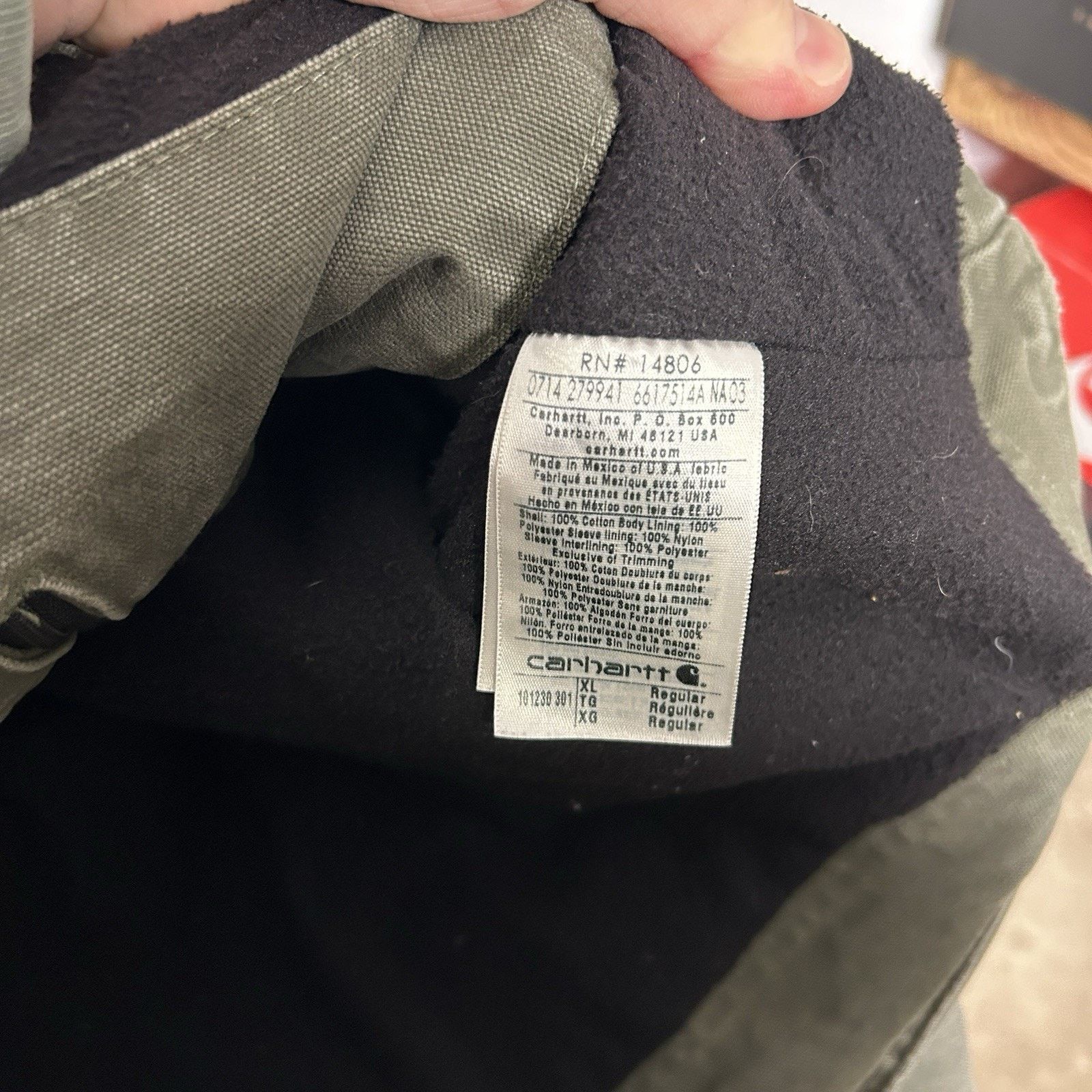 Carhartt Carhartt Canvas Fleece-Lined Berwick Jacket “Moss Green” Size US XL / EU 56 / 4 - 9 Thumbnail