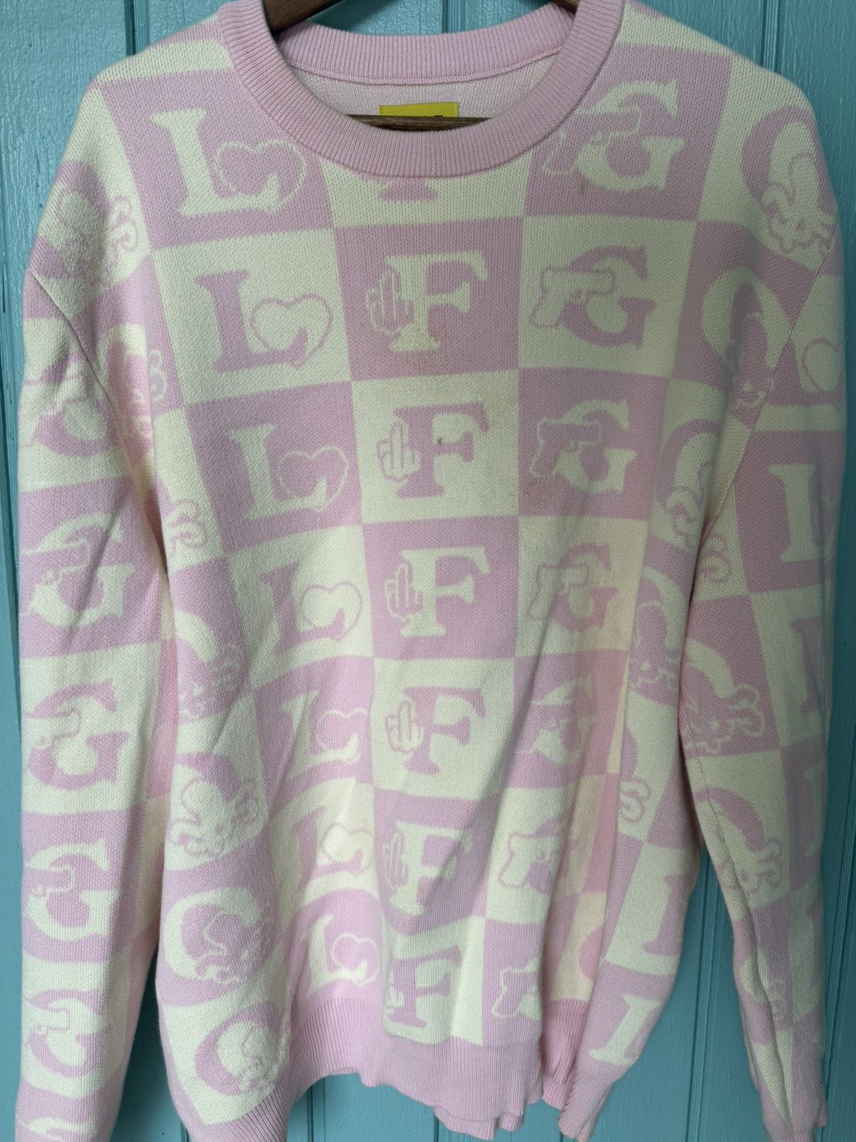 image of Golf Wang Sweater in Pink, Men's (Size XL)