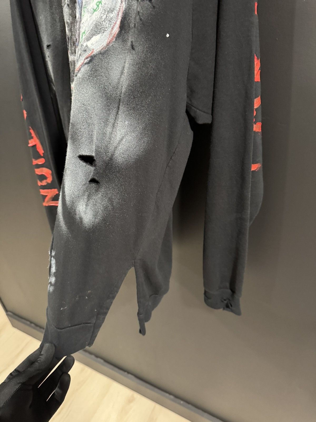 Other 2000s Y2K Vintage Custom Art Piece Graffiti Thrash Hoodie XL Size US XL / EU 56 / 4 - 4 Thumbnail