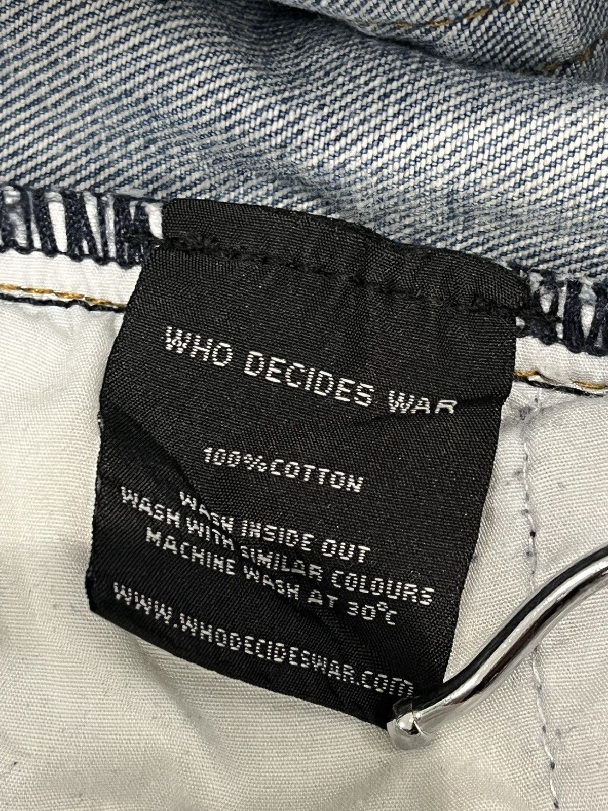 Who Decides War Who Decides War Denim Jeans Blue Size US 32 / EU 48 - 10 Thumbnail