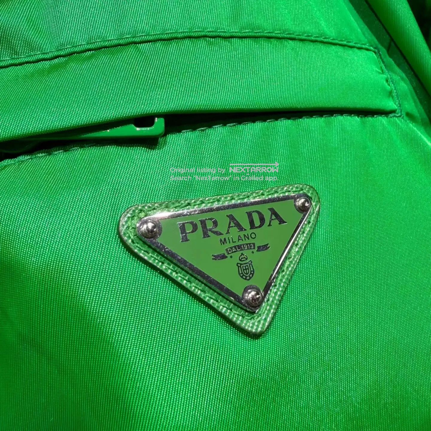 Prada Prada Green Nylon Hooded Zip Jacket M Size US M / EU 48-50 / 2 - 4 Thumbnail