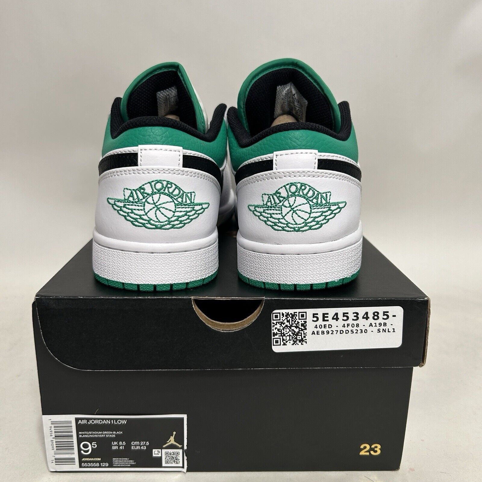 Nike Nike Air Jordan 1 Low Retro “Stadium Green” 2024 Size US 9.5 / EU 42-43 - 4 Thumbnail