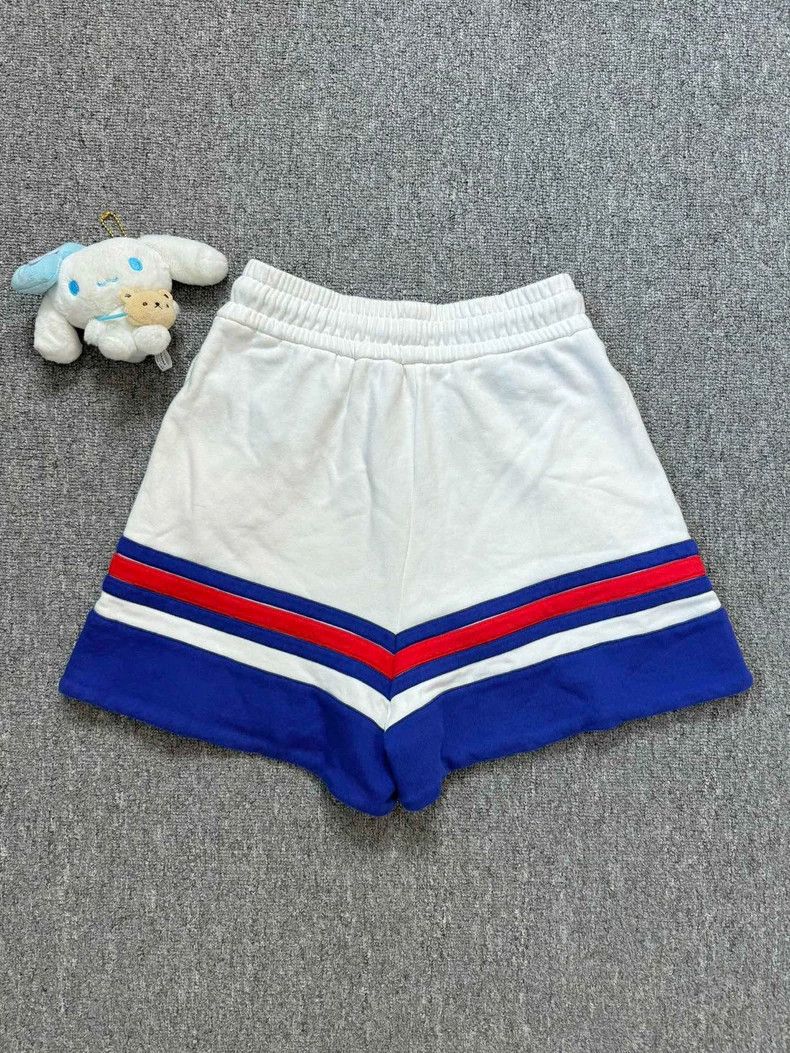 Gucci Gucci Size S White striped contrasting double G embroidered Size US 30 / EU 46 - 4 Thumbnail