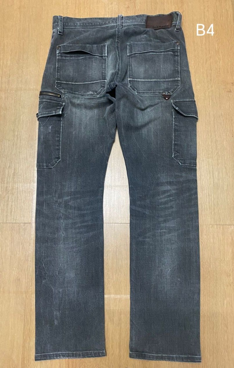 If Six Was Nine 💥BEST OFFER💥VINTAGE BACK NUMBER CARGO DISTRESSED DENIM Size US 30 / EU 46 - 2 Thumbnail