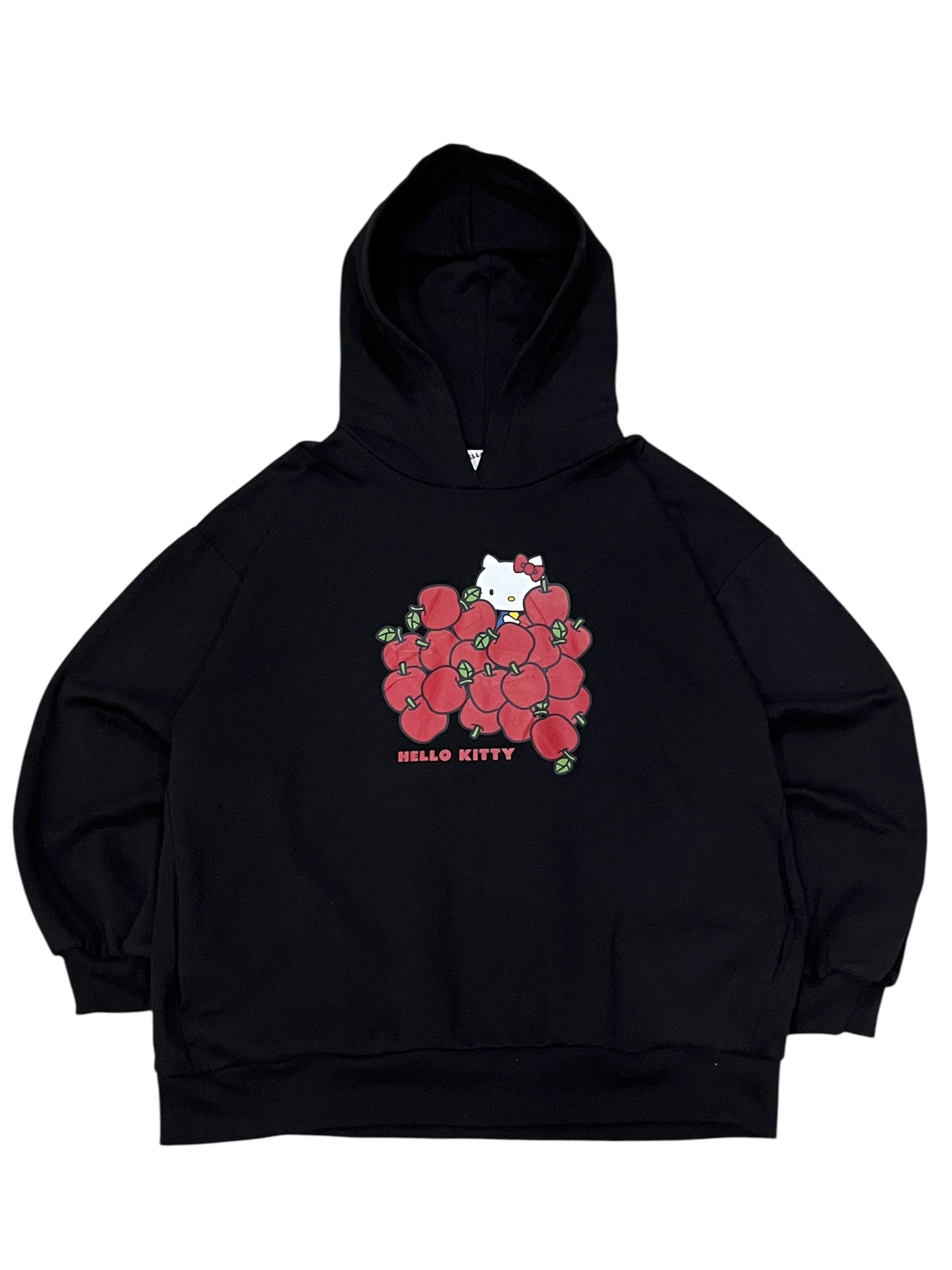 GU ❤️ HELLO KITTY X APPLES Soft Blends Cotton Sweater Hoodie Size US L / EU 52-54 / 3 - 2 Thumbnail