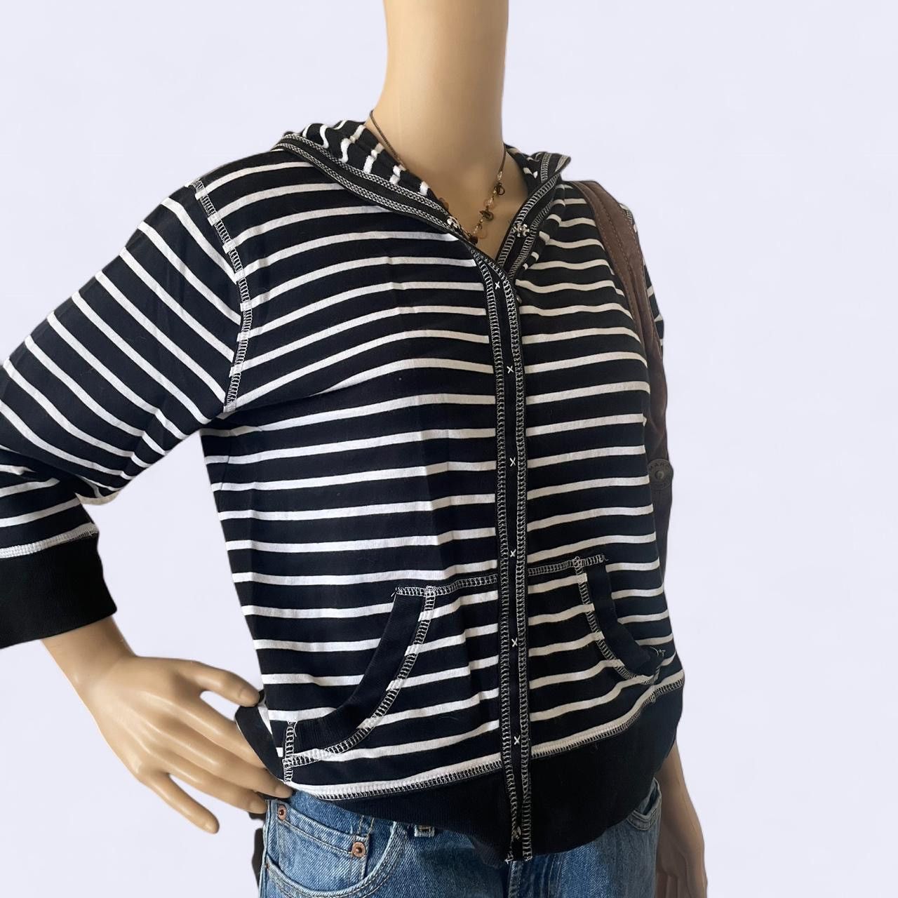 Other Black and White Zip Up Size S / US 4 / IT 40 - 2 Thumbnail