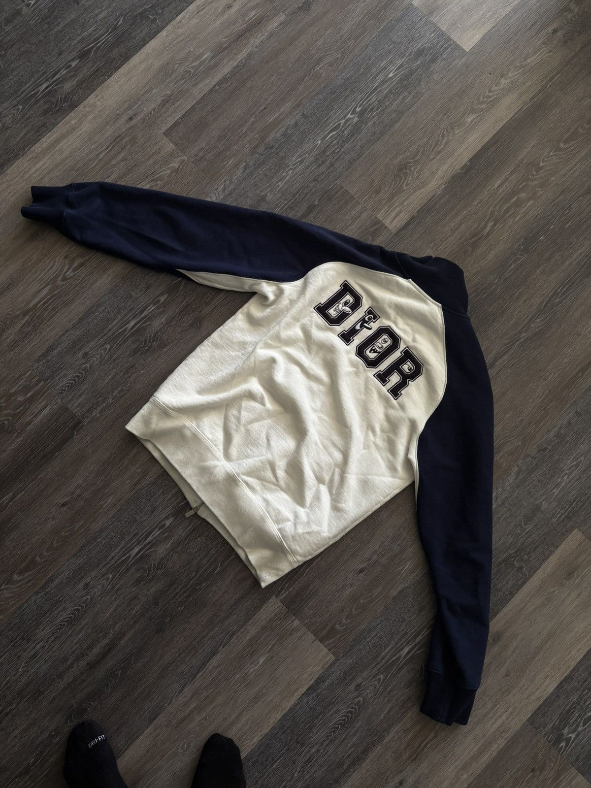 Dior Dior x Kenny Scharf CD Embroidered Track Jacket (Navy/White) Size US M / EU 48-50 / 2 - 3 Thumbnail
