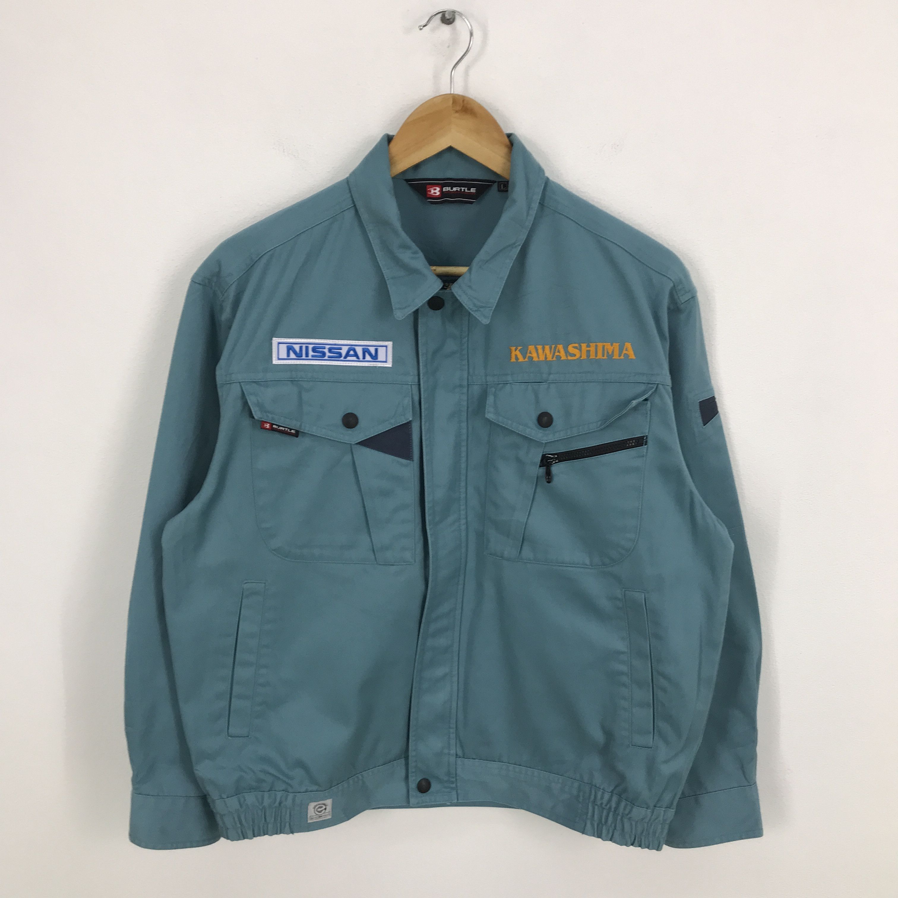 Gear for Sports × Japanese Brand vtg nissan racing work uniform custom jacket Size US L / EU 52-54 / 3 - 2 Thumbnail