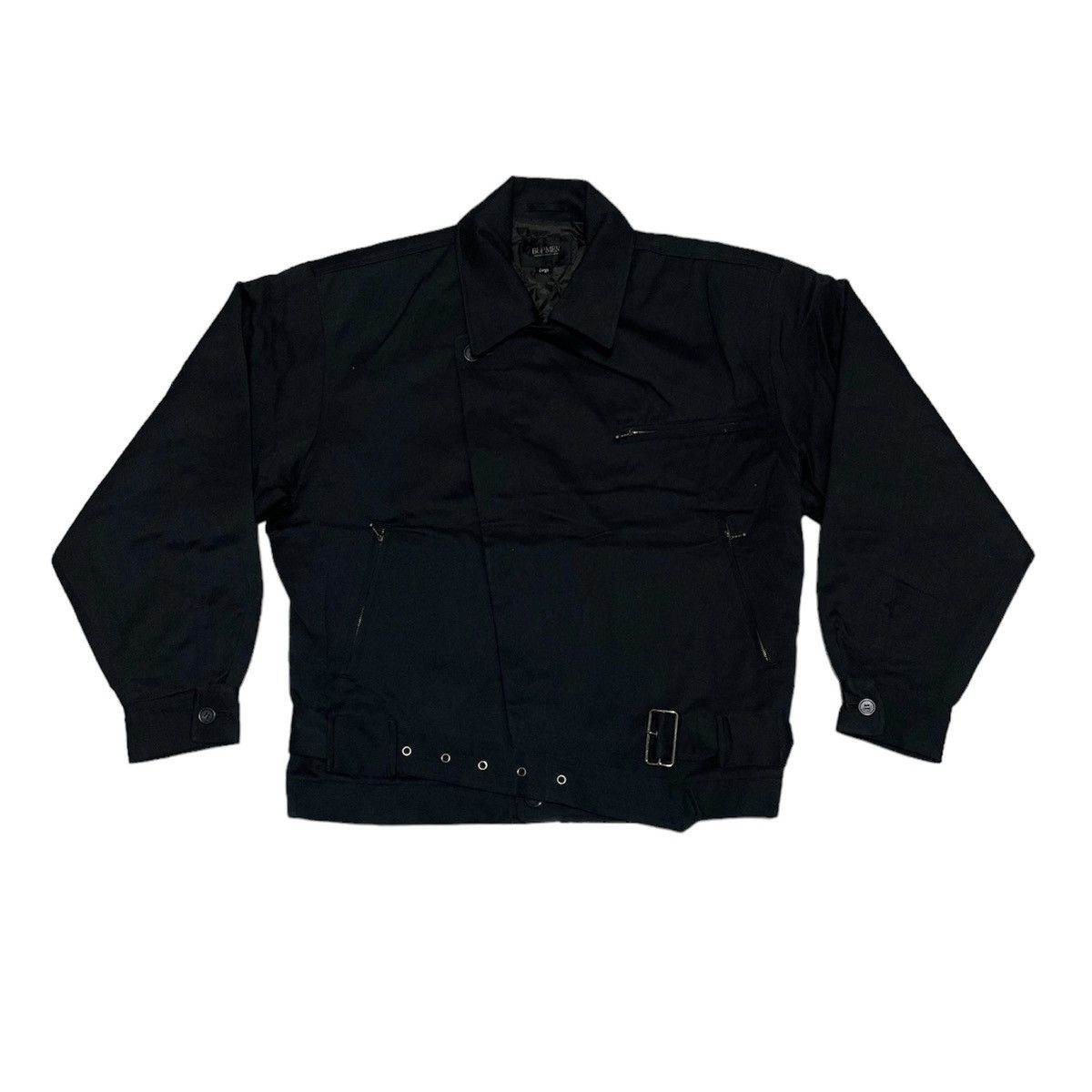 Issey Miyake × Japanese Brand Assymetrical Bomber Jacket Size US M / EU 48-50 / 2 - 2 Thumbnail