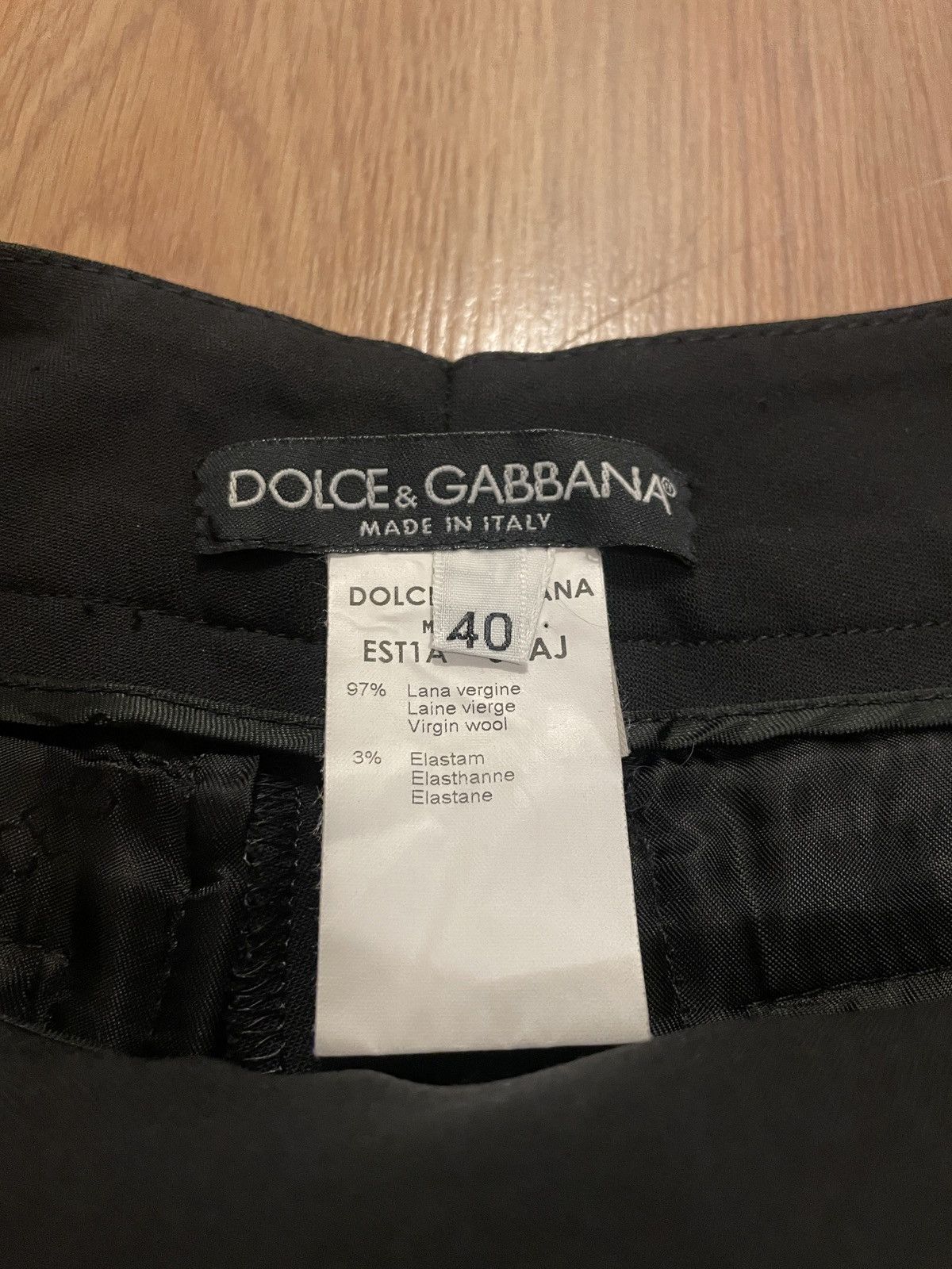 Dolce & Gabbana Dolce & Gabbana wool dress pants Size 28" / US 6 / IT 42 - 4 Thumbnail