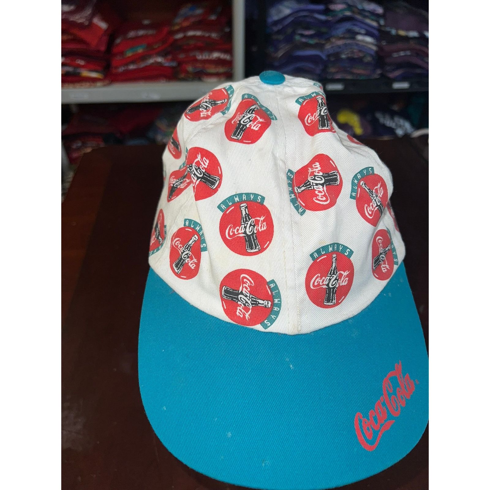 Coca Cola Vintage Coca-Cola Hat Always Coca Cola Coke Soda Cap Size ONE SIZE - 4 Thumbnail