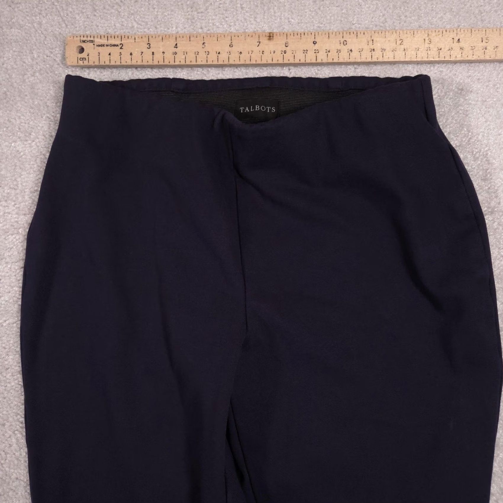 Talbots Talbots Pants Womens 2 Navy Montauk Ponte Pull On Straight Leg Ankle Dress Work Shirt? Size 26" / US 2 / IT 38 - 5 Thumbnail