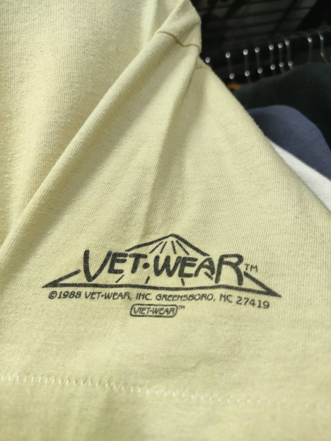 Vintage Vtg 80's Vietnam War Never Forget USA 50/50 T-Shirt Size US L / EU 52-54 / 3 - 5 Thumbnail