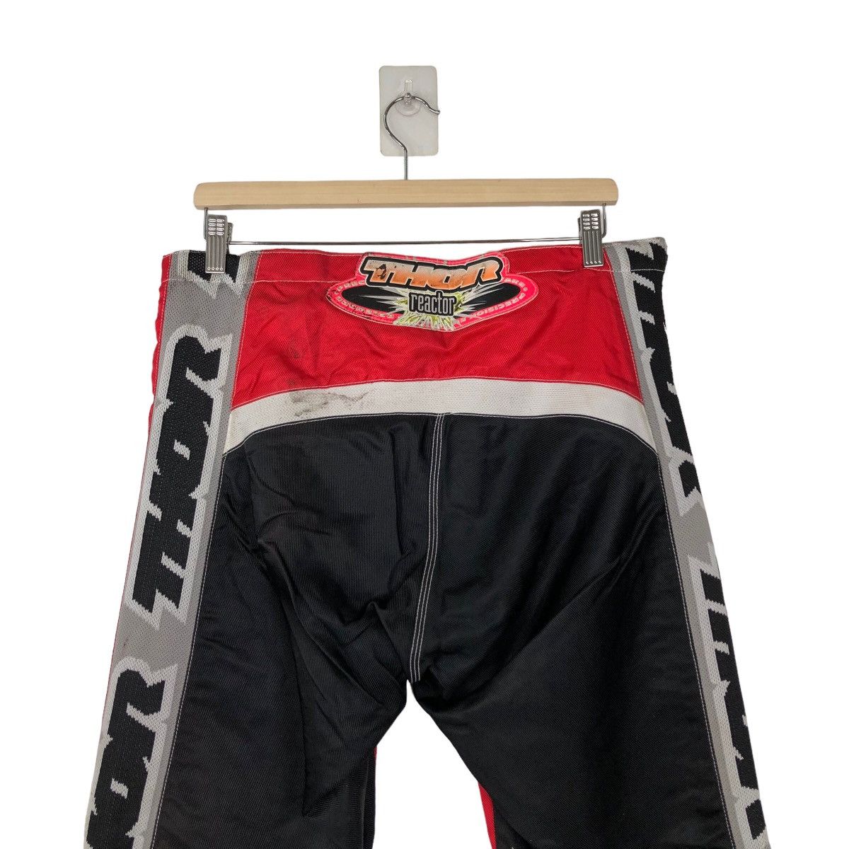 Japanese Brand 🔥RARE MOTORCYCLE CROSS PANTS THOR REACTOR RACING BI LOGO Size US 32 / EU 48 - 7 Thumbnail