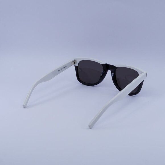 Saint Laurent Paris Saint Laurent SL51 049 Sunglasses White/Black Square Frame Size ONE SIZE - 5 Thumbnail
