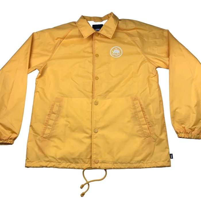 Vans windbreaker yellow sale