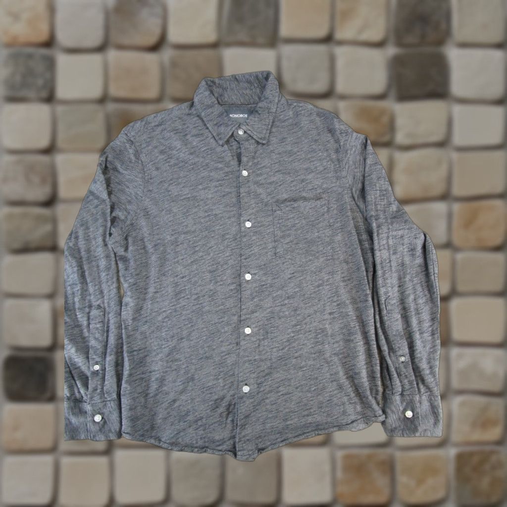 Bonobos Bonobos Polo Shirt Mens Medium Gray Cotton Size US M / EU 48-50 / 2 - 1 Thumbnail