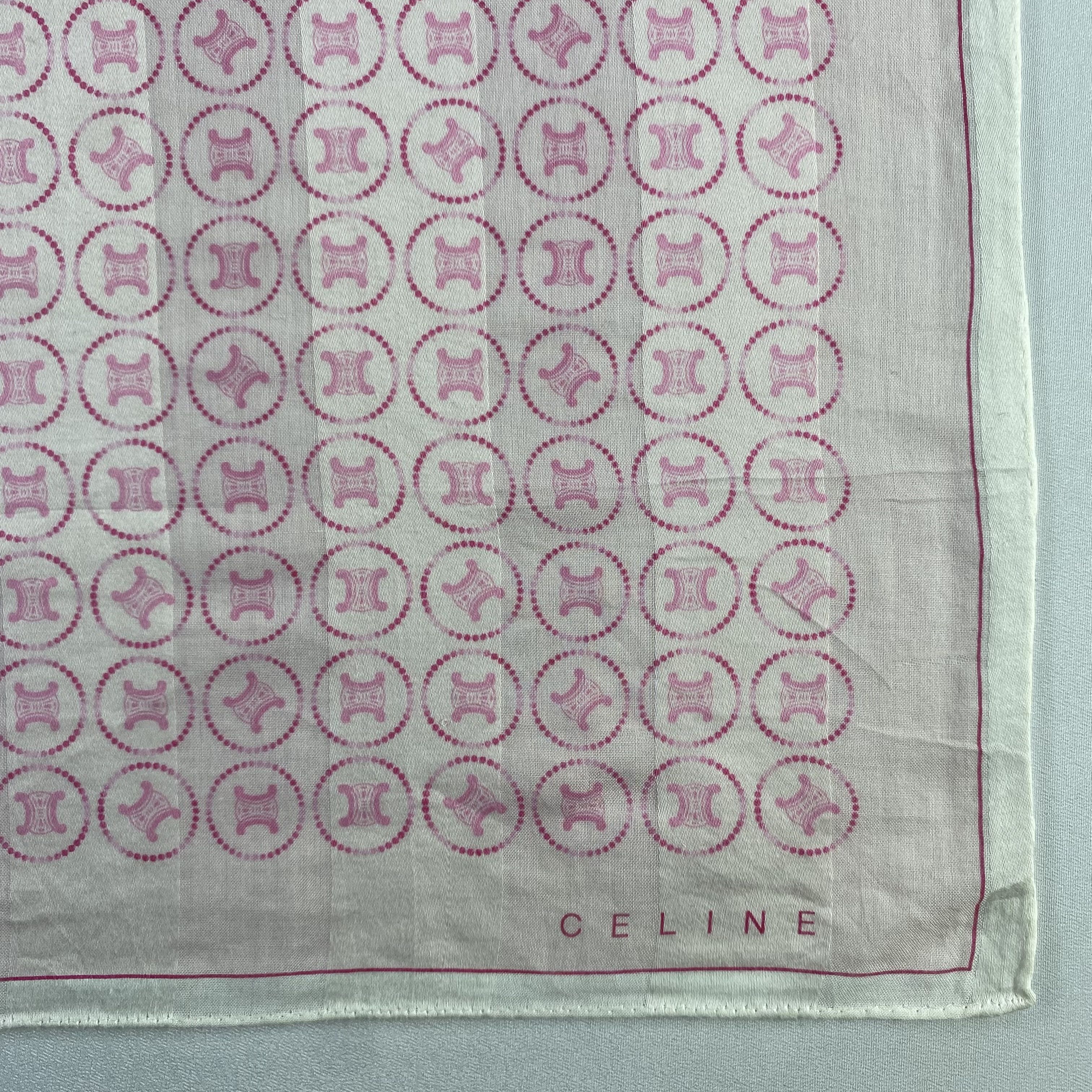 Celine × Vintage Celine Handkerchief / Neckerchief / Bandana-P1158 Size ONE SIZE - 2 Thumbnail