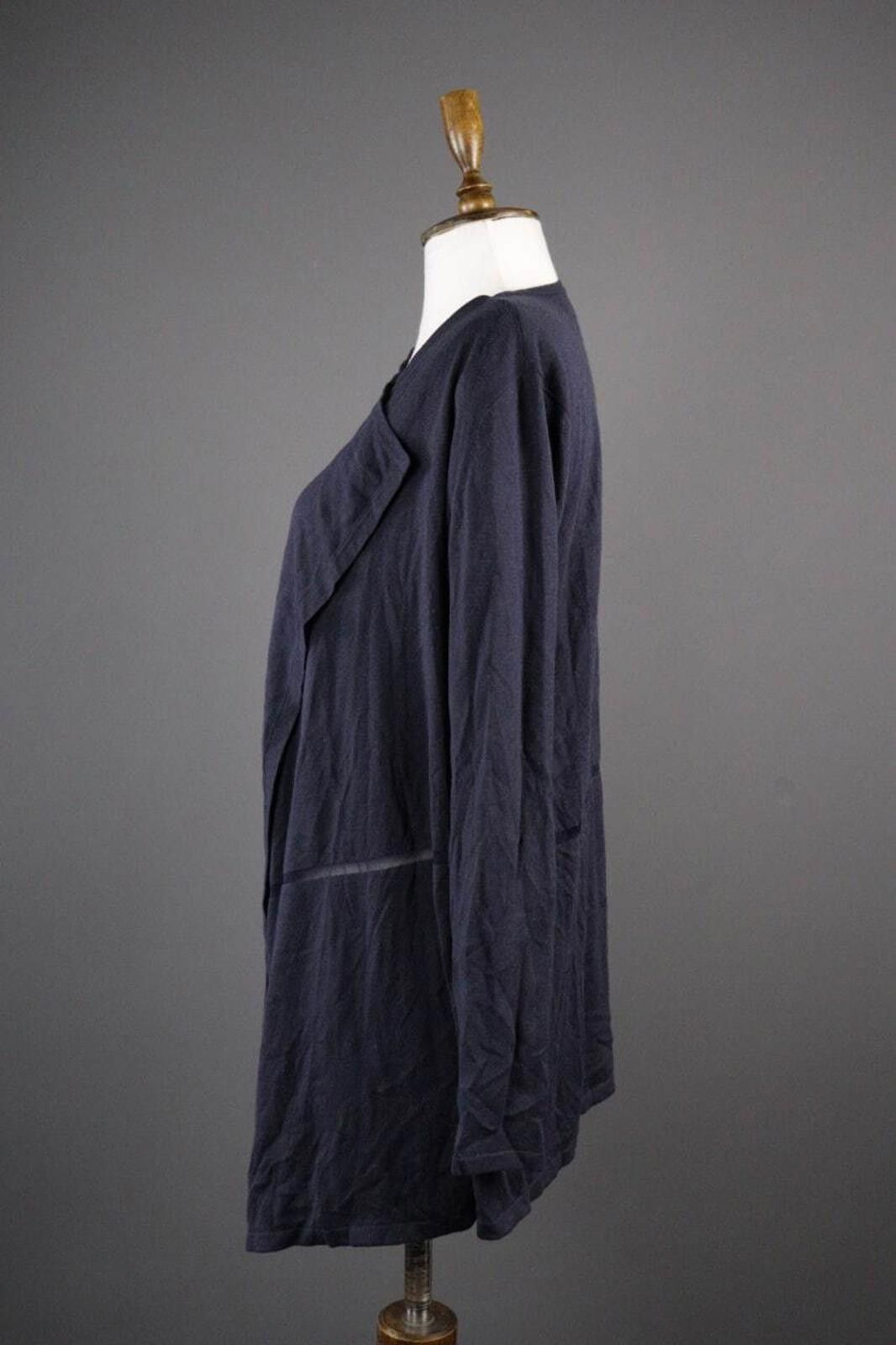 Designer Armani Jeans Casual Knit Open Cardigan Sweater Size 42 Size M / US 6-8 / IT 42-44 - 4 Thumbnail